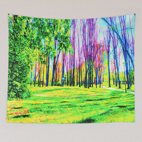 Item preview, City park in spring designed and sold by LittleCountess.