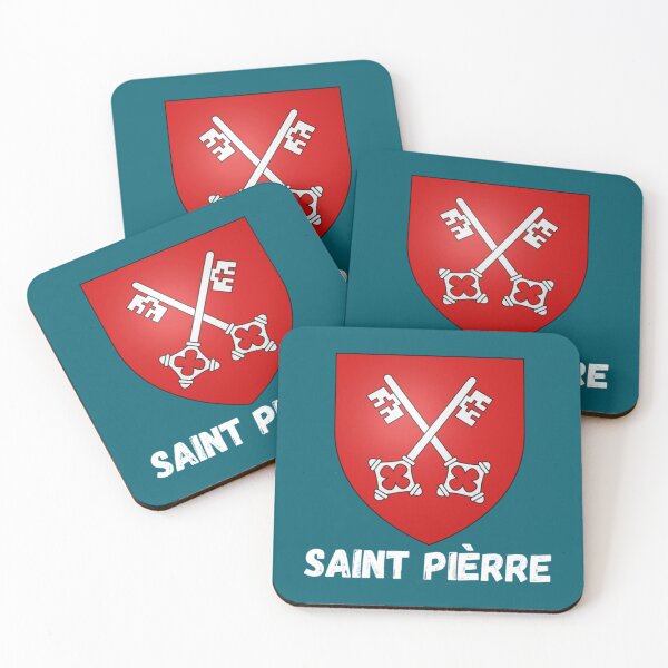 Item preview, Saint Peter Saint Pièrre flag coat of arms   designed and sold by Nathan-Store.