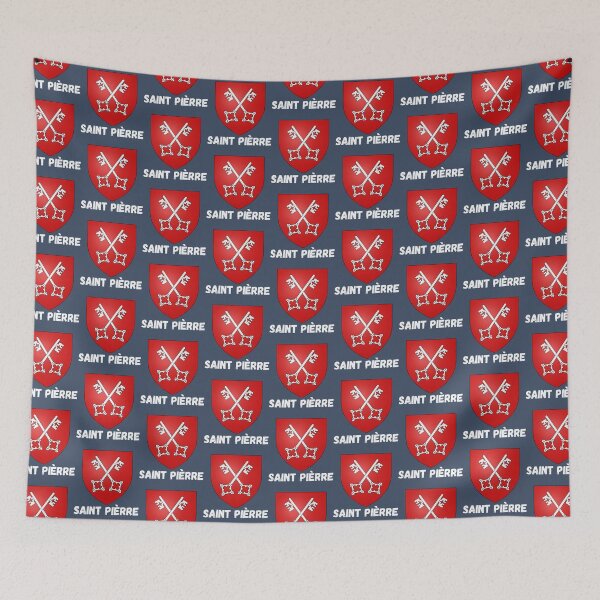 Item preview, Saint Peter Saint Pièrre flag coat of arms   designed and sold by Nathan-Store.