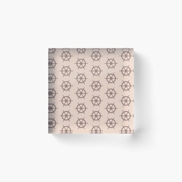 Item preview, Brown Ships Wheel Pattern designed and sold by emmilowski.