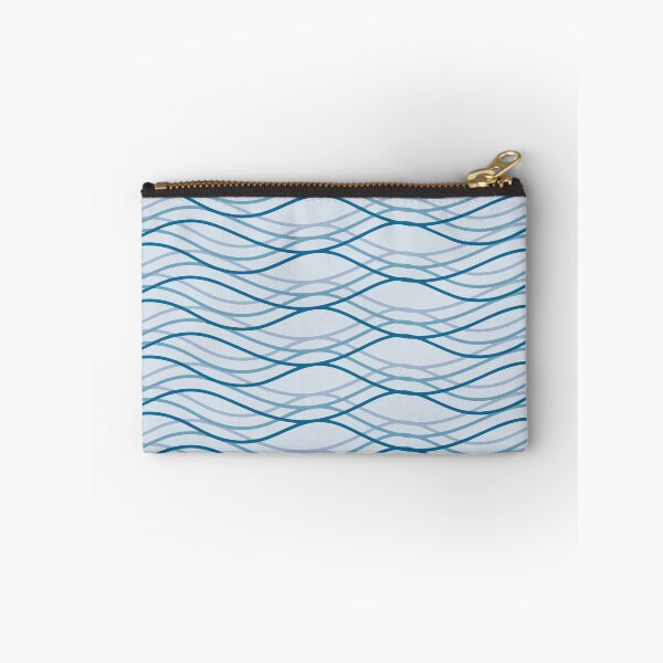 Item preview, Shades of Blue Wave Pattern designed and sold by emmilowski.