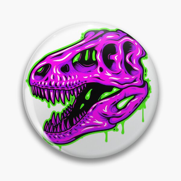Item preview, Graffiti Pink T-Rex Skull designed and sold by Lil-Bit-Batty.