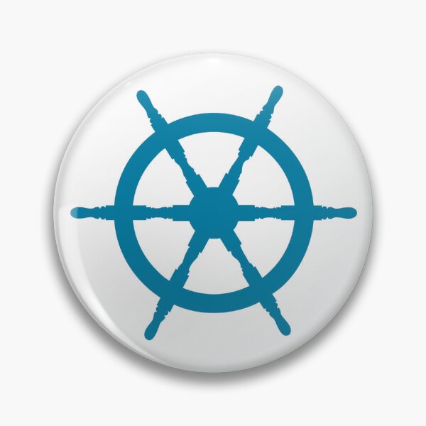 Item preview, Blue Ships Wheel Vector Art designed and sold by emmilowski.