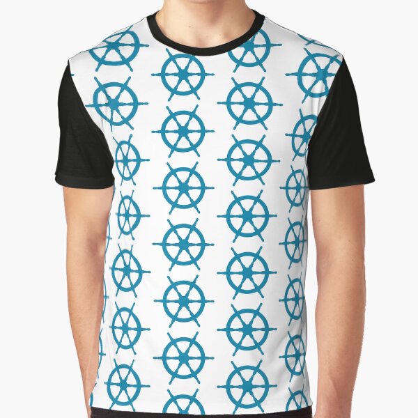 Item preview, Blue Ships Wheel Vector Art designed and sold by emmilowski.