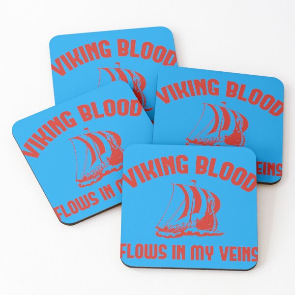 Item preview, Viking Blood Flows In My Veins Sticker designed and sold by LucyPieper.