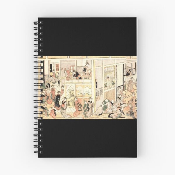 Item preview, Katsushika Hokusai: Día de Año Nuevo en el burdel de Ogiya, Yoshiwara, remasterizado - Arte japonés vintage designed and sold by Ellodee.