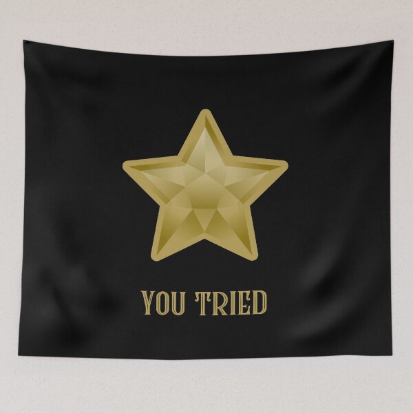 Item preview, You Tried. Gold Star designed and sold by Rebel-Design.