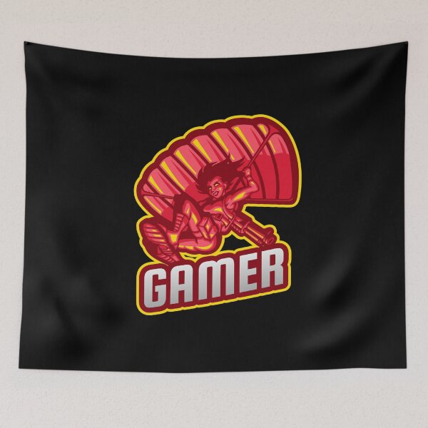 Item preview, Gamer with Parachuter Icon designed and sold by PRIVARSHU.