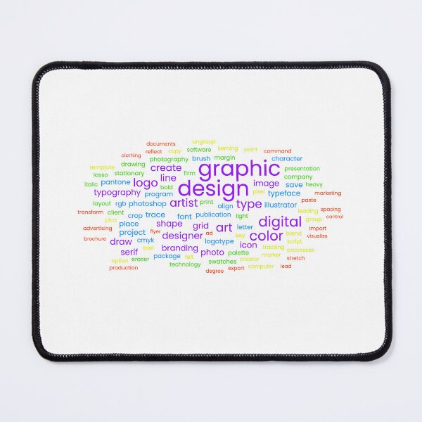 Item preview, Graphic Design Word Cloud designed and sold by emmilowski.