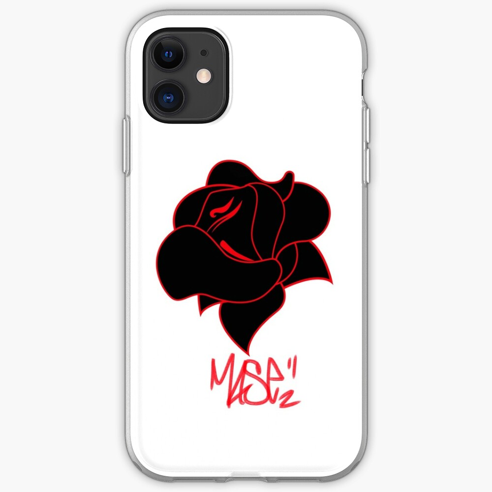 Roze Red And Black Iphone Case Cover By Mase23graphics Redbubble