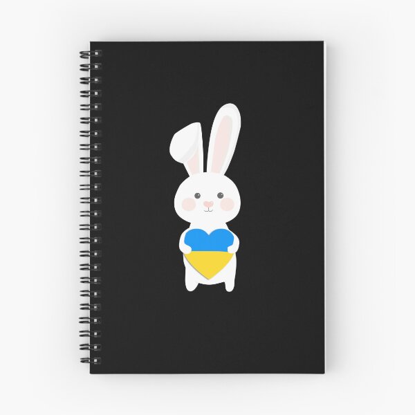 Item preview, Ukrainian bunny holds a heart.  designed and sold by BeRudeShop.
