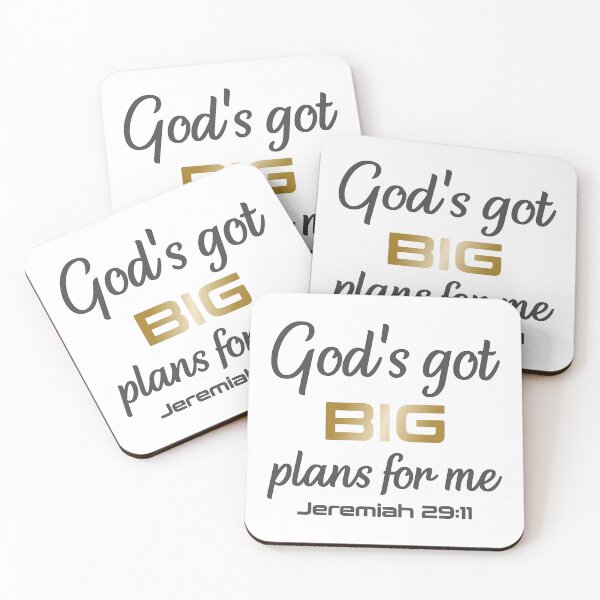 Item preview, Christian Design - God's Got Big Plans for Me - Bible Verse, Jeremiah 29:11 designed and sold by simplydesignart.