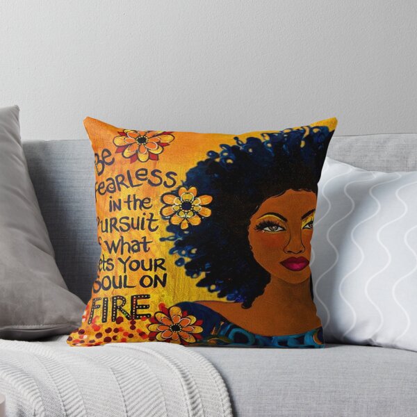 Item preview, Black Girl Be Fearless in the Pursuit of What Sets Your Soul on Fire designed and sold by GILMAN703.