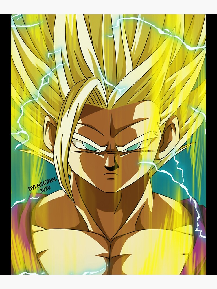 "Kid Gohan Super Saiyan 2 (Version 2) Classic ." Poster for Sale by