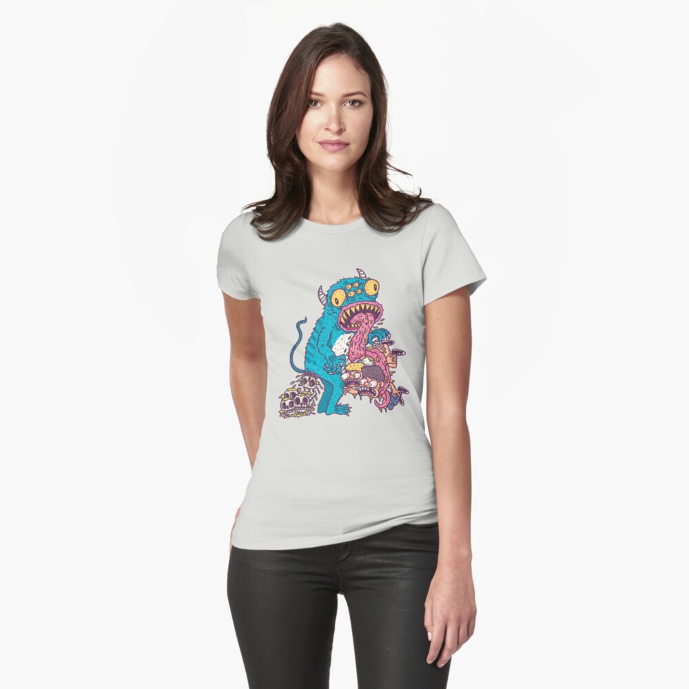 Item preview, Fitted T-Shirt designed and sold by spookyhex.