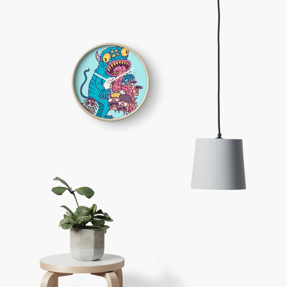 Item preview, Clock designed and sold by spookyhex.