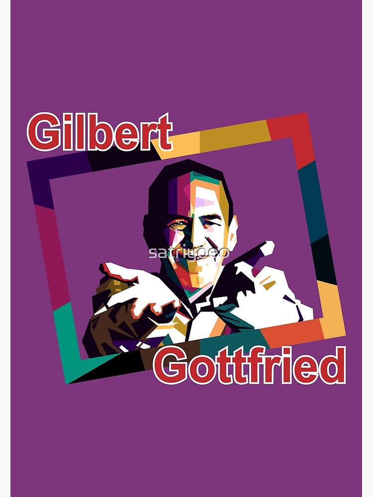 “Gilbert Gottfried Comedian” Poster for Sale by satriyoeo | Redbubble