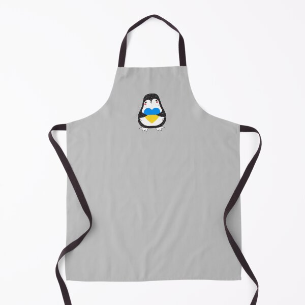 Item preview, Ukrainian penguin holds a heart.  designed and sold by BeRudeShop.