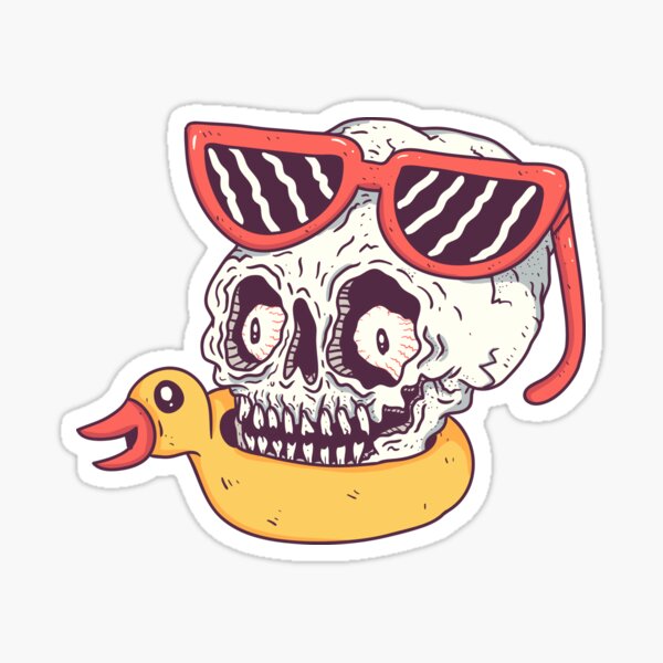 Item preview, Beach Skull designed and sold by spookyhex.