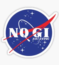 No Gi Jiu Jitsu Grapplenaut Sticker