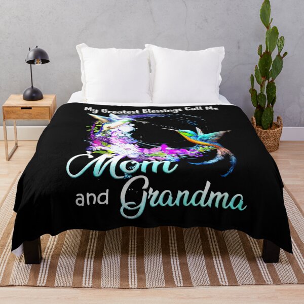 Item preview, My Greatest Blessings Call Me Mom and Grandma Shirt Hummingbird Floral T-Shirt Mother_s Day Tee Regalo para mujeres designed and sold by Renaudie.