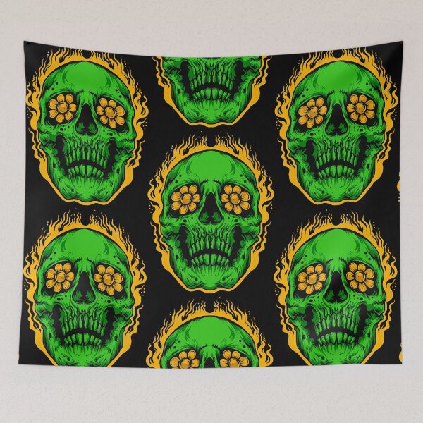 Item preview, Green Skull   designed and sold by Heather3414155.