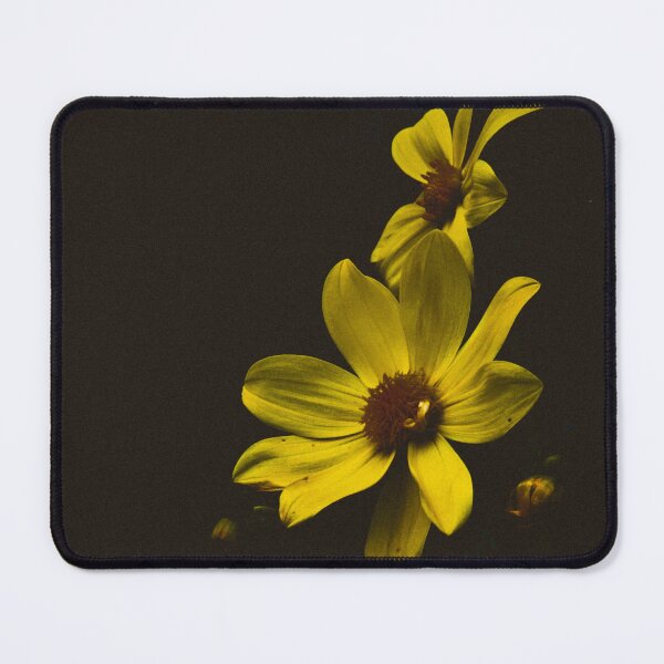 Item preview, Yellow flowers on Dark Background designed and sold by kasthu.