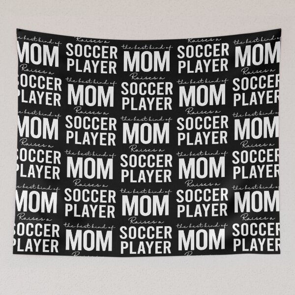 Item preview, The best kind of mom raises a soccer player - white designed and sold by EmilyFun.