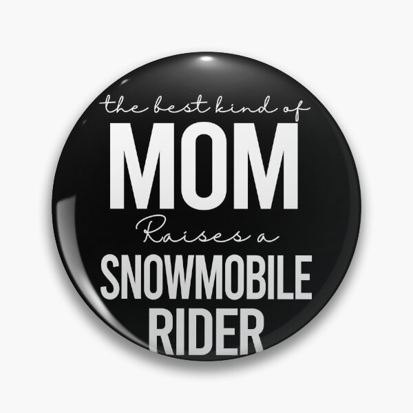Item preview, The best kind of mom raises a snowmobile rider - white designed and sold by EmilyFun.
