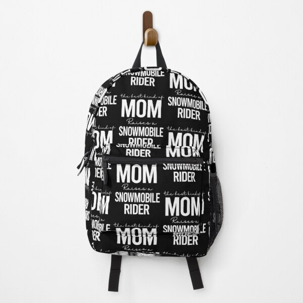 Item preview, The best kind of mom raises a snowmobile rider - white designed and sold by EmilyFun.