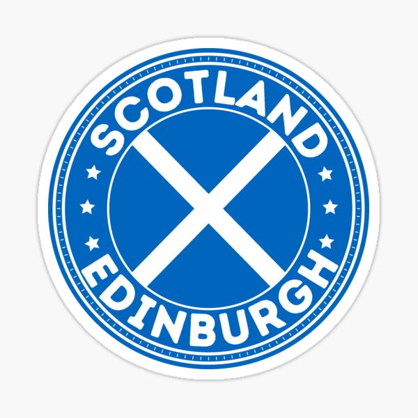 "Scotland Edinburgh Flag" Sticker for Sale by worldpopulation Redbubble