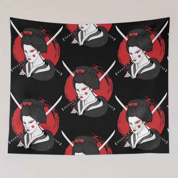 Artikelvorschau, Japanische Geisha Japan Tradtional Art - Geisha Katana entworfen und verkauft von Heather3414155.