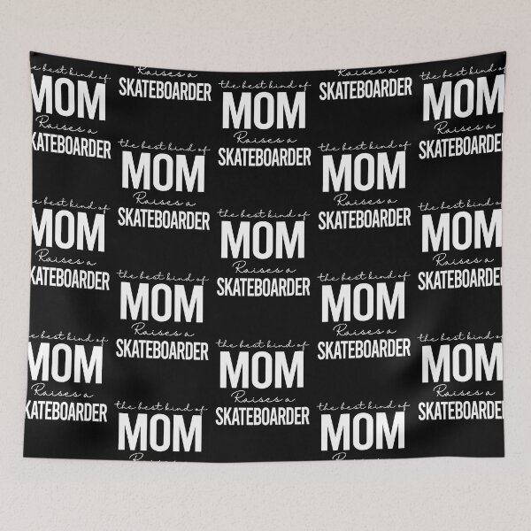 Item preview, The best kind of mom raises a skateboarder - white designed and sold by EmilyFun.