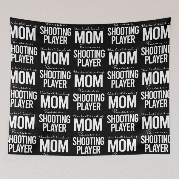 Item preview, The best kind of mom raises a shooting player - white designed and sold by EmilyFun.