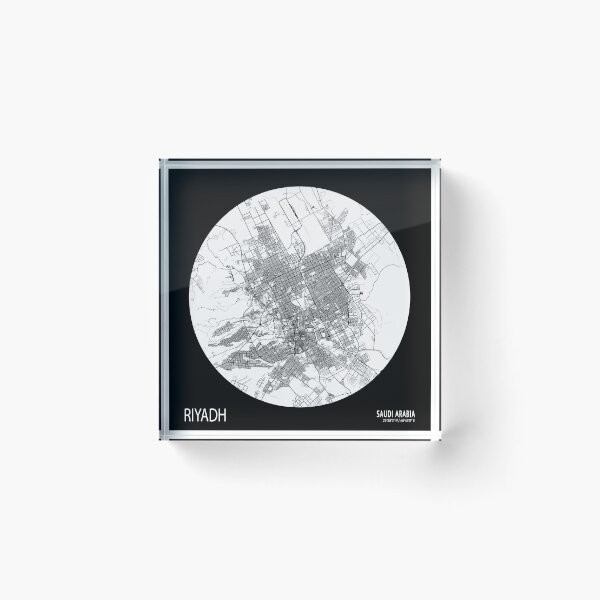Item preview, Riyadh City Map of Saudi Arabia - Full Moon designed and sold by deMAP.