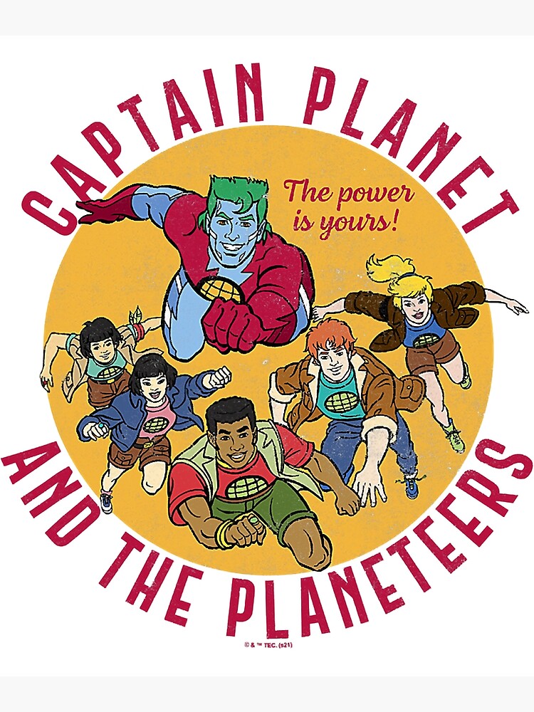 "Captain And The Retro Logo" Photographic Print for