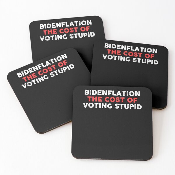 Item preview, Bidenflation The Cost Of Voting Stupid Funny Anti Biden T-Shirt designed and sold by raiseuif.