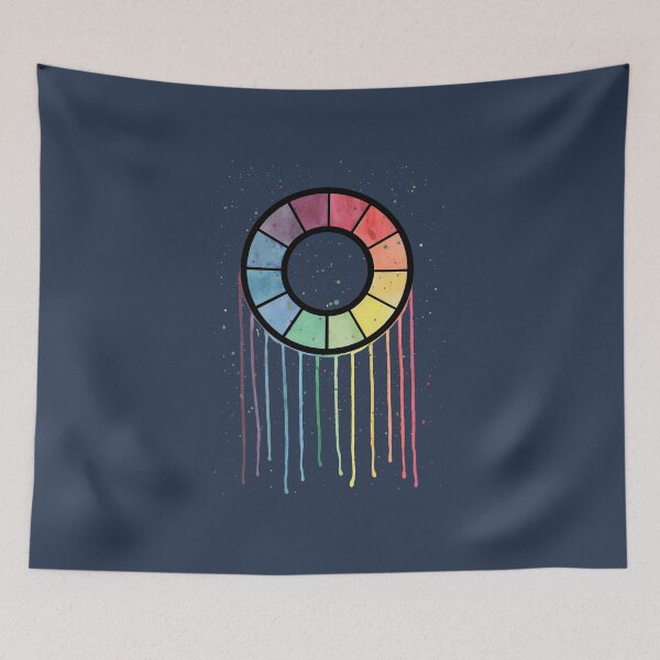 Item preview, Watercolor Color Wheel designed and sold by ImportAutumn.