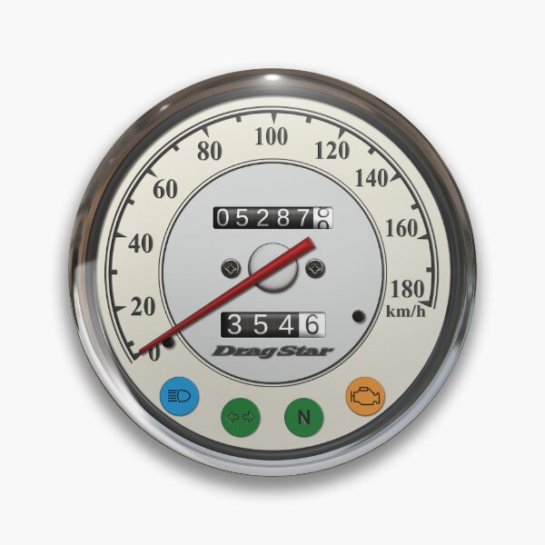 Item preview, Speedometer Drag Star XVS 650 EU 1 designed and sold by KlaraBubble.
