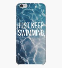 Bleib einfach schwimmen iPhone-Hülle & Cover