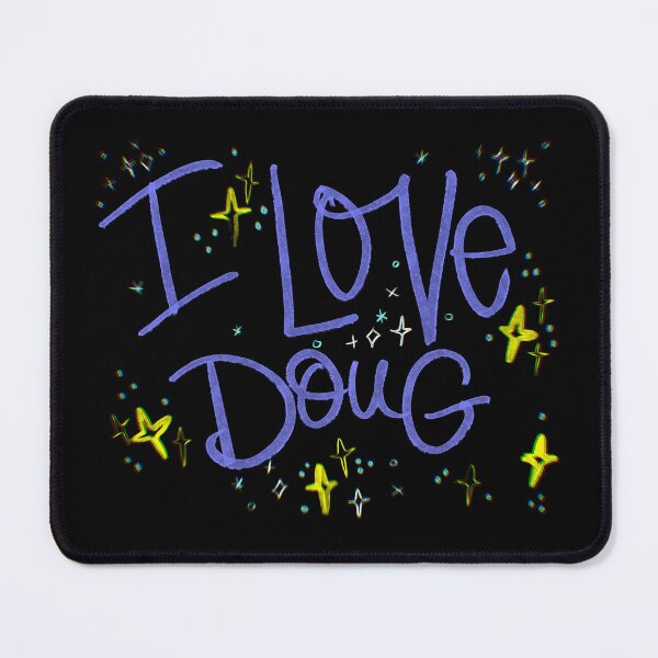 Item preview, I LOVE DOUG CUSTOM NAME PURPLE designed and sold by GIVENGRACE.ART.