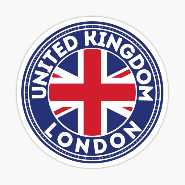 London British Flag Souvenir Sticker For Sale By Worldpopulation