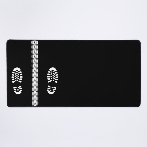 Item preview, Motorcycle Tyre Track And Boot Prints designed and sold by GO SHIRT-TEE.
