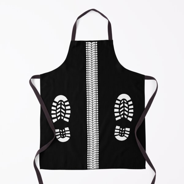 Item preview, Motorcycle Tyre Track And Boot Prints designed and sold by GO SHIRT-TEE.