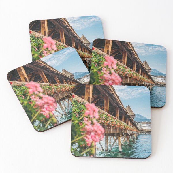 Item preview, Flowers at Kapellbrucke in Luzern Switzerland designed and sold by ppolecho.