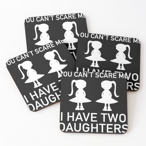 Item preview, I Have Two Daughters Slim Fit designed and sold by Karenleeha.