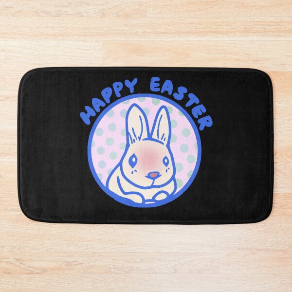 Item preview, Shy Easter Bunny Wishes You Easter Sunday Easter Blessings (Blue) designed and sold by wigobun.