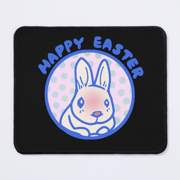 Item preview, Shy Easter Bunny Wishes You Easter Sunday Easter Blessings (Blue) designed and sold by wigobun.