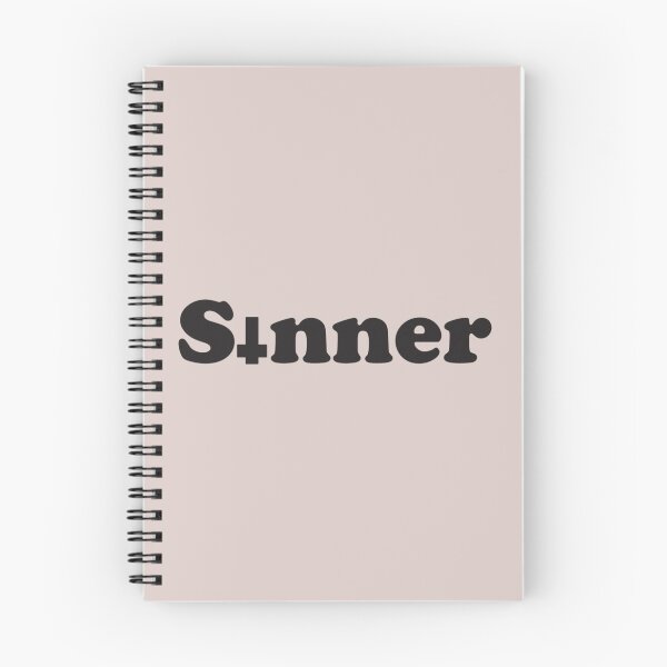 Item preview, Sinner inverted cross slogan   designed and sold by phoenixmitchell.