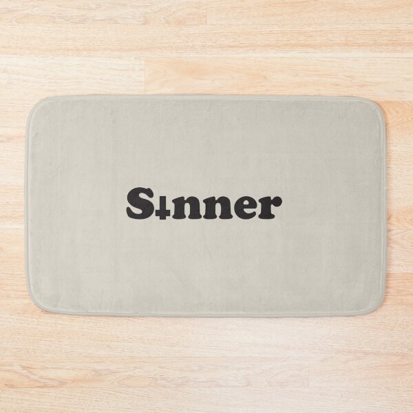 Item preview, Sinner inverted cross slogan   designed and sold by phoenixmitchell.